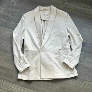 Circolo 1901 | 95% cotton cream  double breasted premium blazer